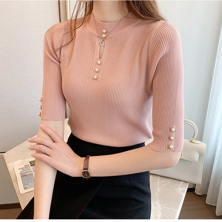 ニット トップス 半袖 | Carpe diem | 詳細画像6 