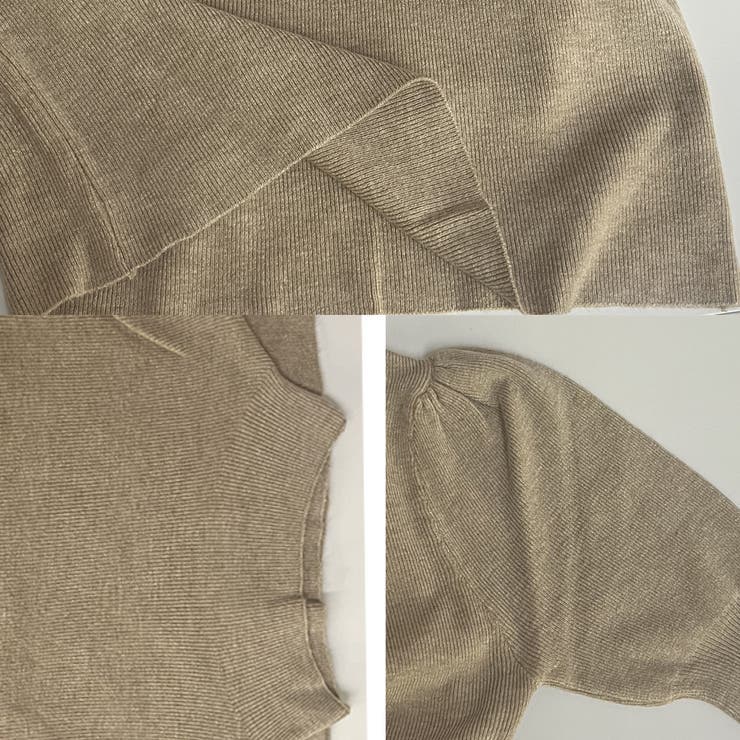 サマーニット トップス パフショルダーニット | Carpe diem | 詳細画像6 