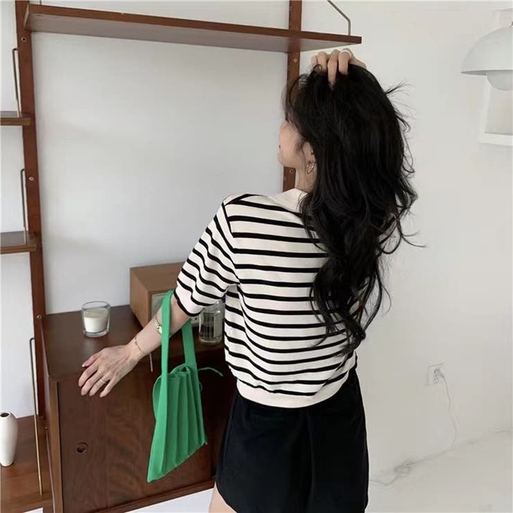 ポロシャツ半袖 Vネック半袖 tシャツ | Carpe diem | 詳細画像4 