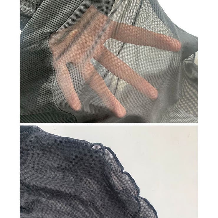 シアートップス 半袖シアーカットソー 夏トップス | Carpe diem | 詳細画像9 