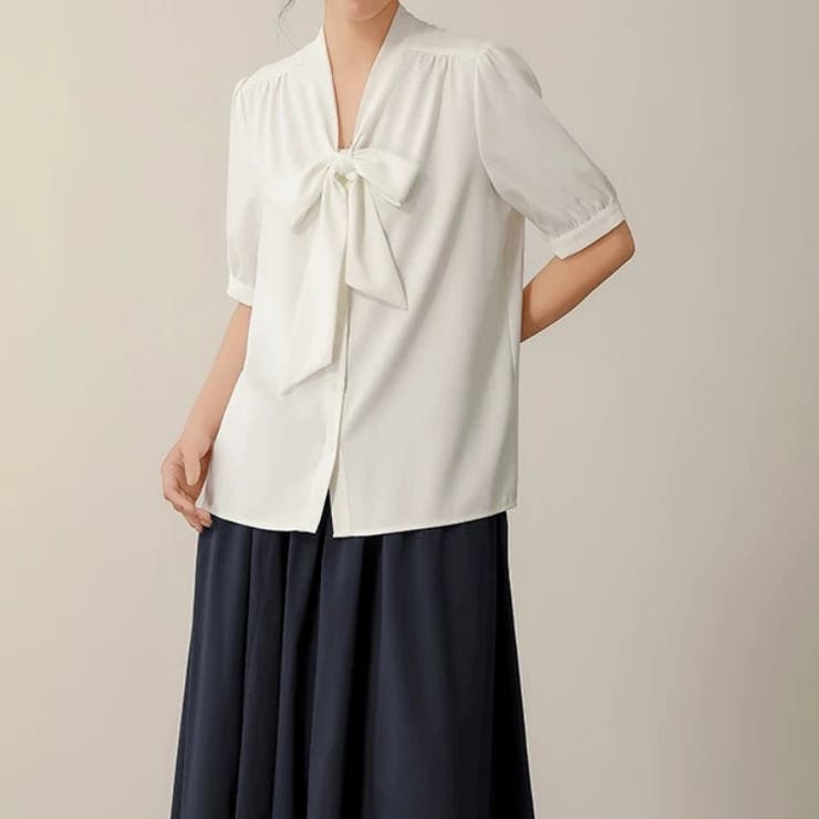 レディース シャツブラウス リボンシャツ | Carpe diem | 詳細画像1 