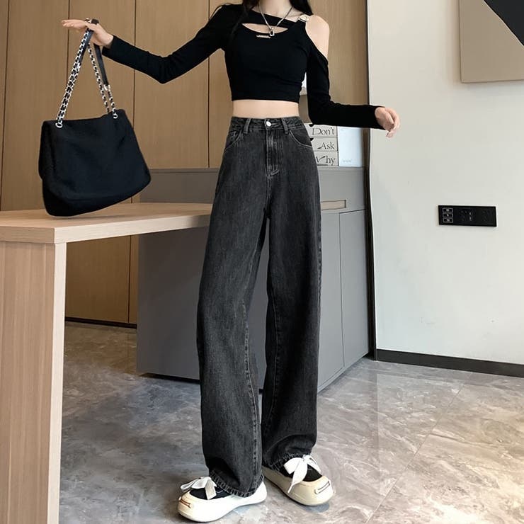 ワイドデニム パンツ オールシーズン | Carpe diem | 詳細画像3 