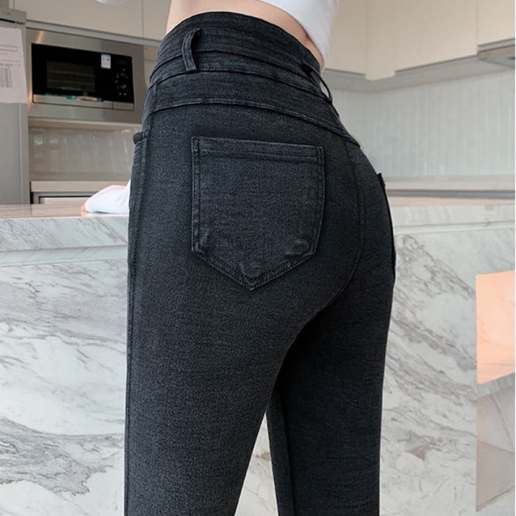 スキニーパンツ ストレッチ ハイウエスト | Carpe diem | 詳細画像12 