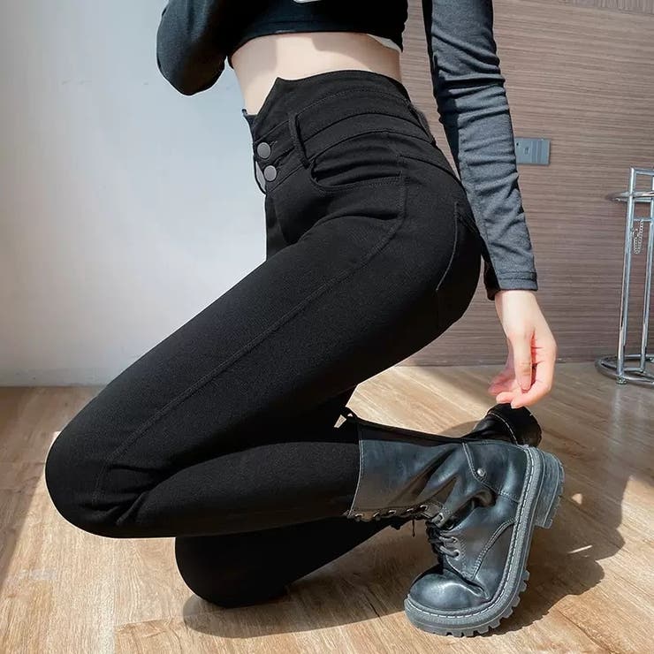 スキニーパンツ ストレッチ ハイウエスト | Carpe diem | 詳細画像14 