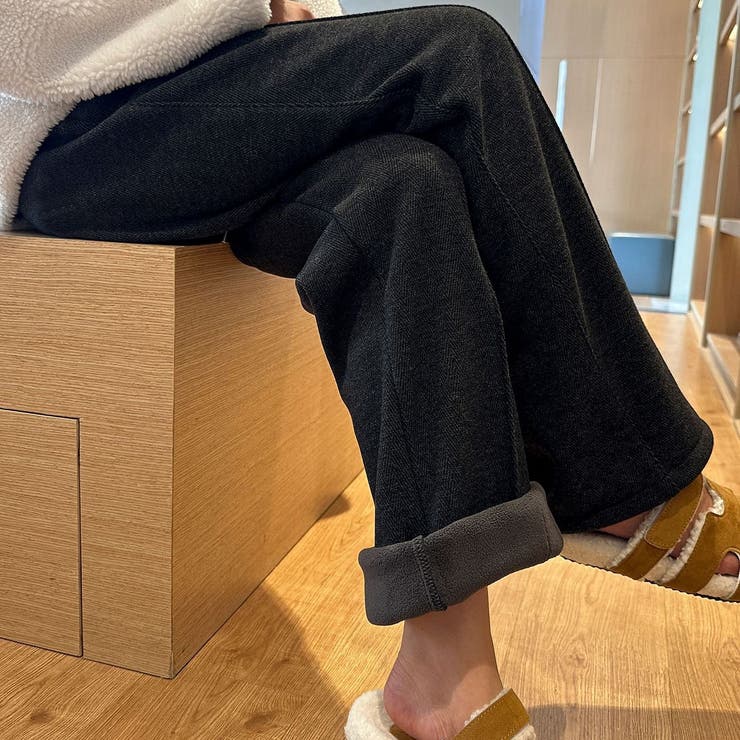 ワイドパンツ 裏起毛 秋冬パンツ | Carpe diem | 詳細画像6 