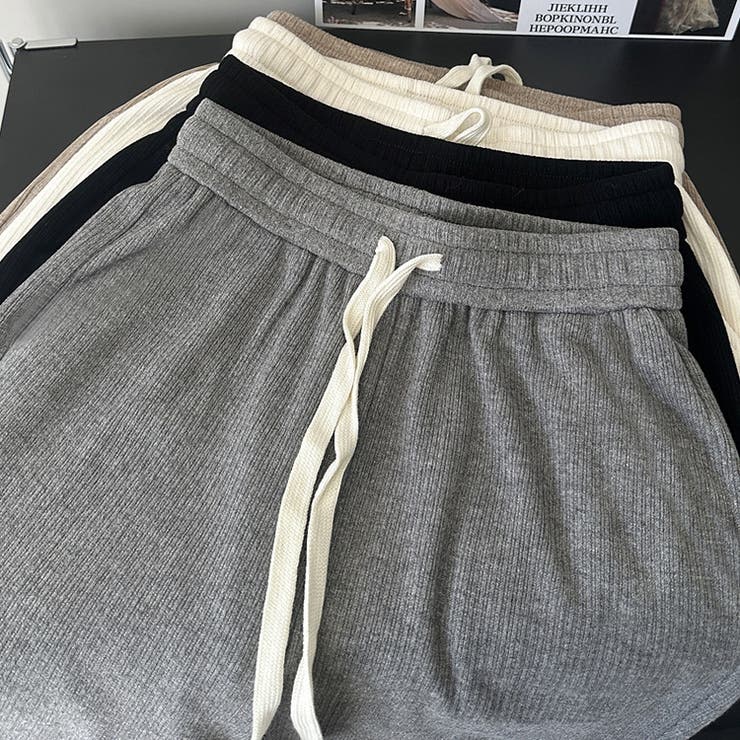 裏起毛 ワイドパンツ リブワイドパンツ | Carpe diem | 詳細画像18 