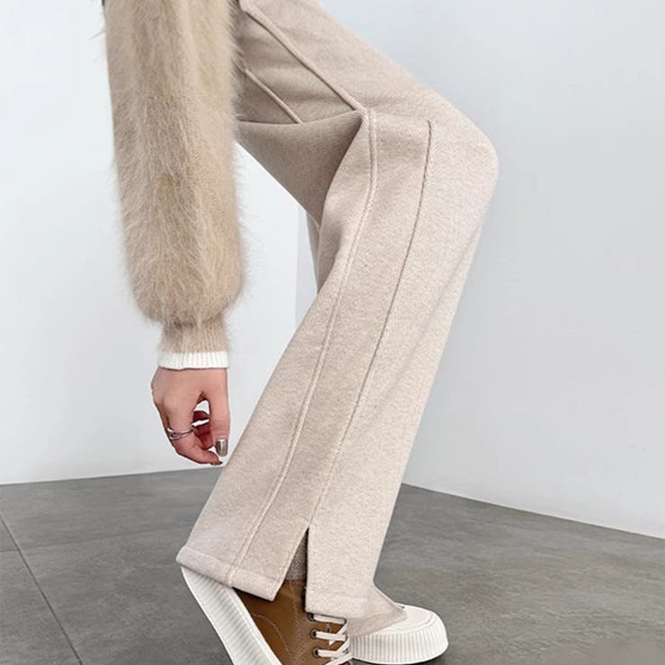 ワイドパンツ 秋冬 スリット | Carpe diem | 詳細画像2 