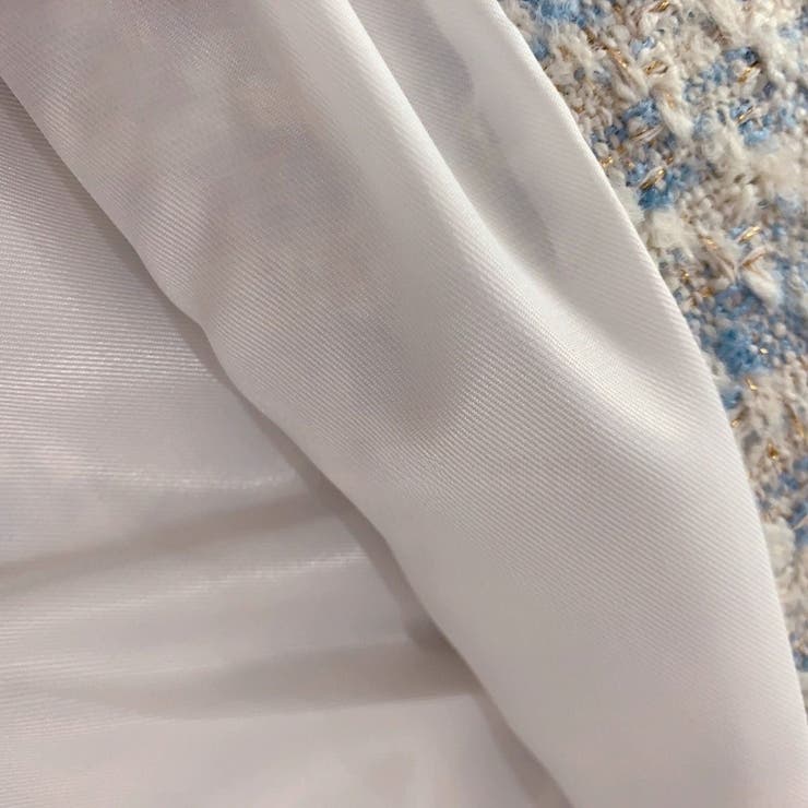 ノーカラー ツイード風 ジャケット | Carpe diem | 詳細画像12 