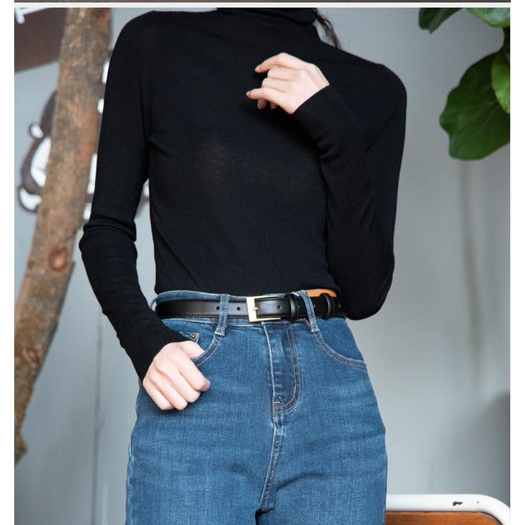 大人の抜け感 細ベルト レザー調 | Carpe diem | 詳細画像8 