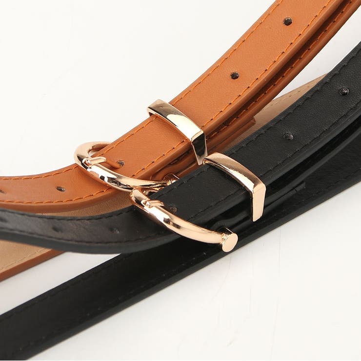 全9色展開 上品ラウンドバックル 細ベルト | Carpe diem | 詳細画像4 