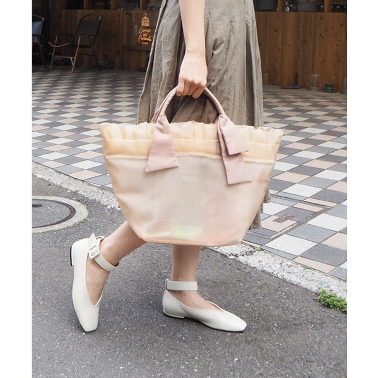 LE VERNIS フリルナイロントート[品番：CSLB0000044]｜CASSELINI 