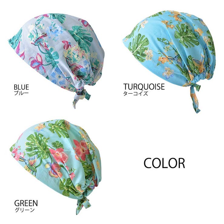 ズキン コットン ターバンキャップ | ゆるい帽子CasualBoxレディース | 詳細画像14 