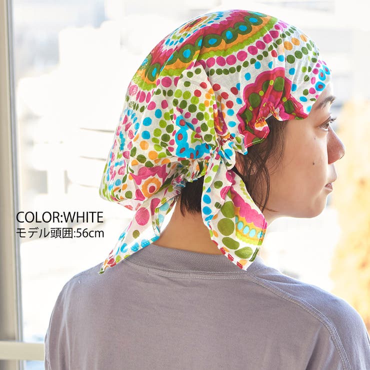 nicora コットン ターバンキャップ | ゆるい帽子CasualBoxレディース | 詳細画像4 