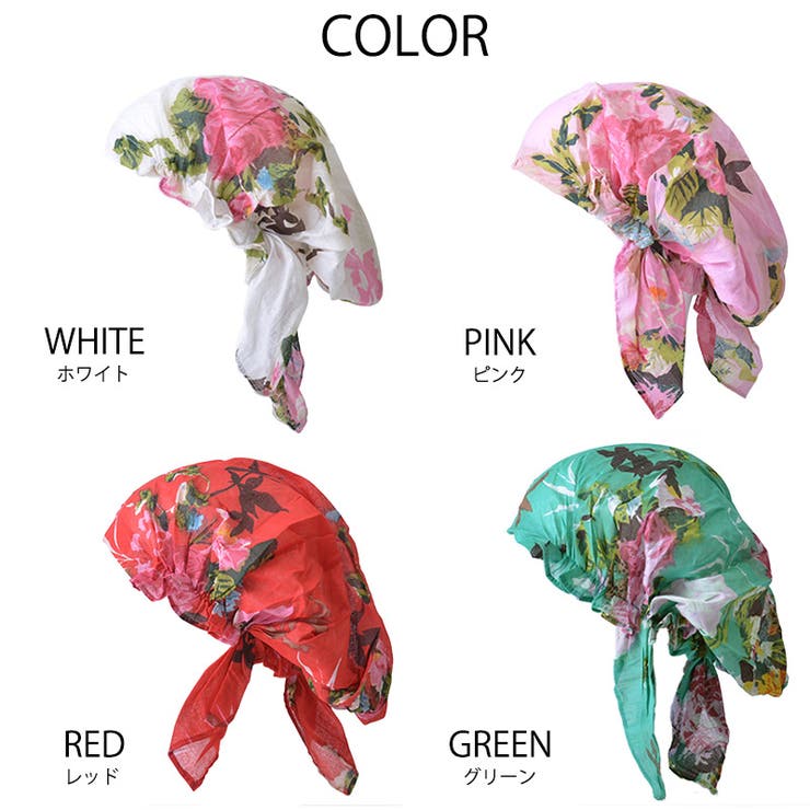 nicora コットン ターバンキャップ | ゆるい帽子CasualBoxレディース | 詳細画像10 