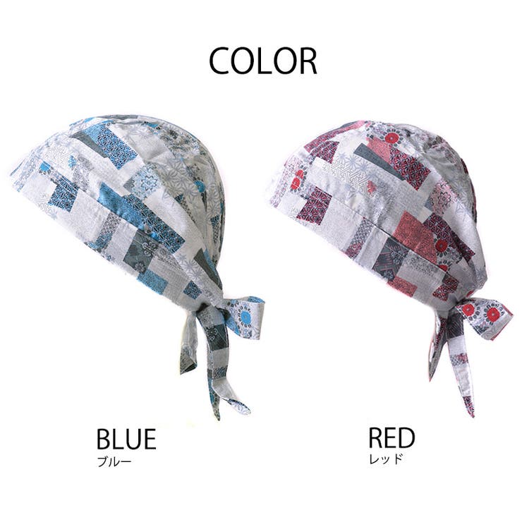 コットン バンダナキャップ (21 | ゆるい帽子CasualBoxレディース | 詳細画像9 