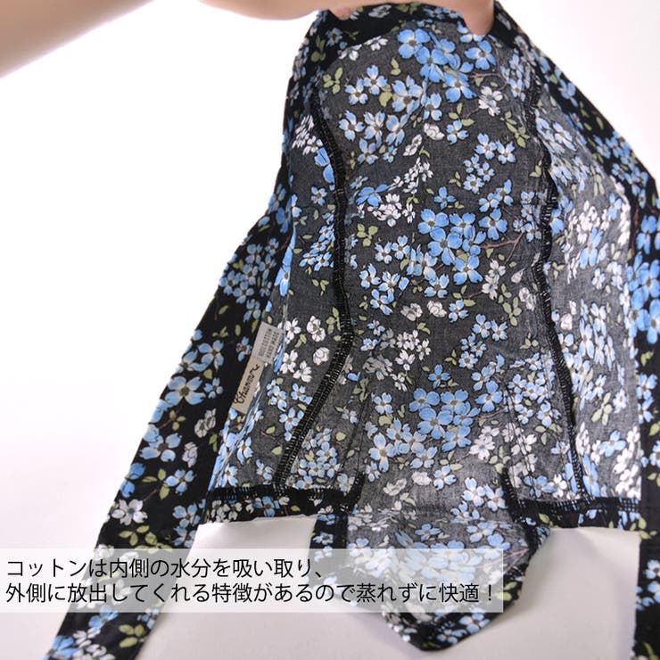 コットン バンダナキャップ (21 | ゆるい帽子CasualBoxレディース | 詳細画像7 