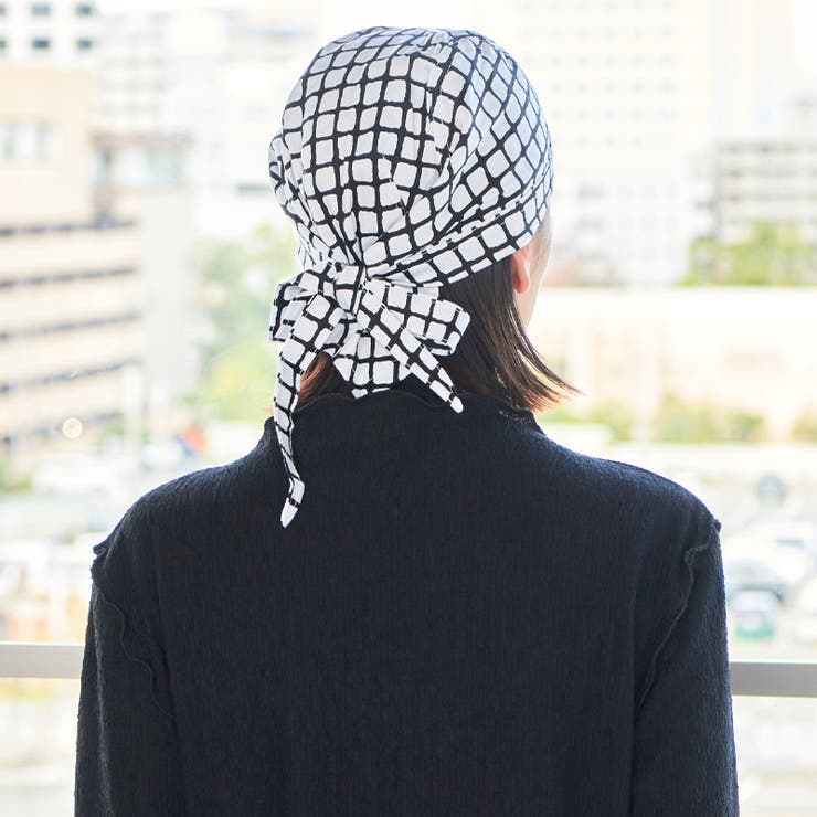 コットン バンダナキャップ (21 | ゆるい帽子CasualBoxレディース | 詳細画像9 