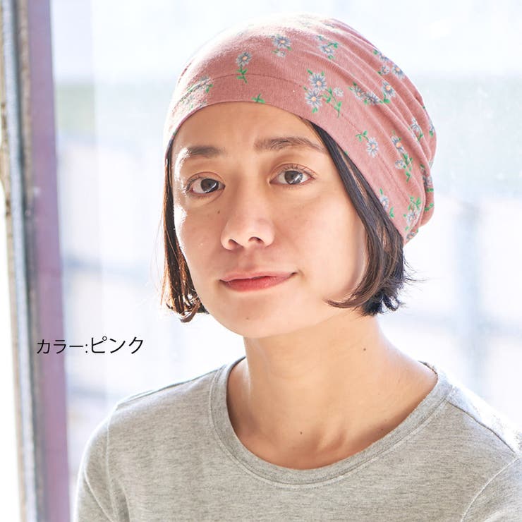 フラワー コットン ワッチ | ゆるい帽子CasualBoxレディース | 詳細画像7 