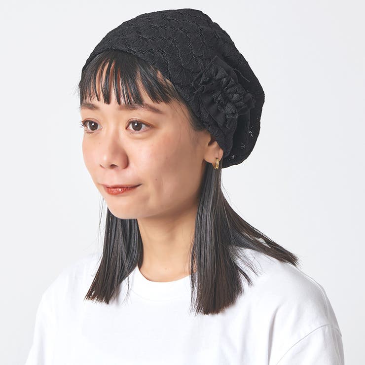 ウェーブデザイン メッシュ ビック | ゆるい帽子CasualBoxレディース | 詳細画像9 