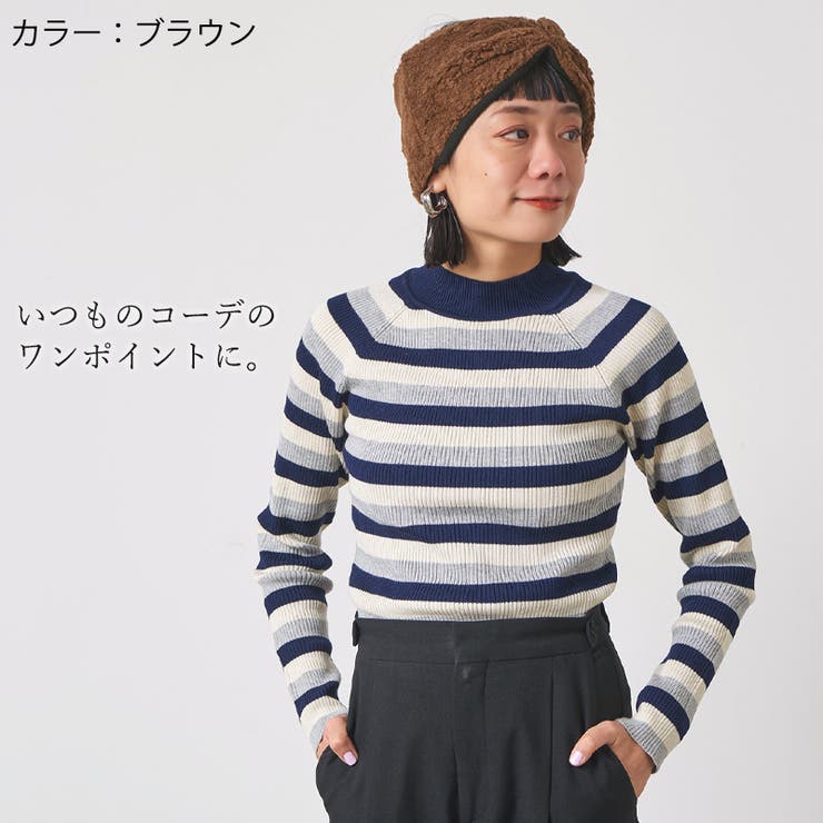 日本製 シャギーデザイン オーガニックコットン | ゆるい帽子CasualBoxレディース | 詳細画像6 