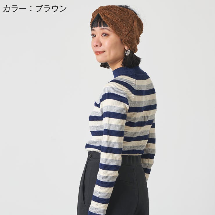 日本製 シャギーデザイン オーガニックコットン | ゆるい帽子CasualBoxレディース | 詳細画像10 