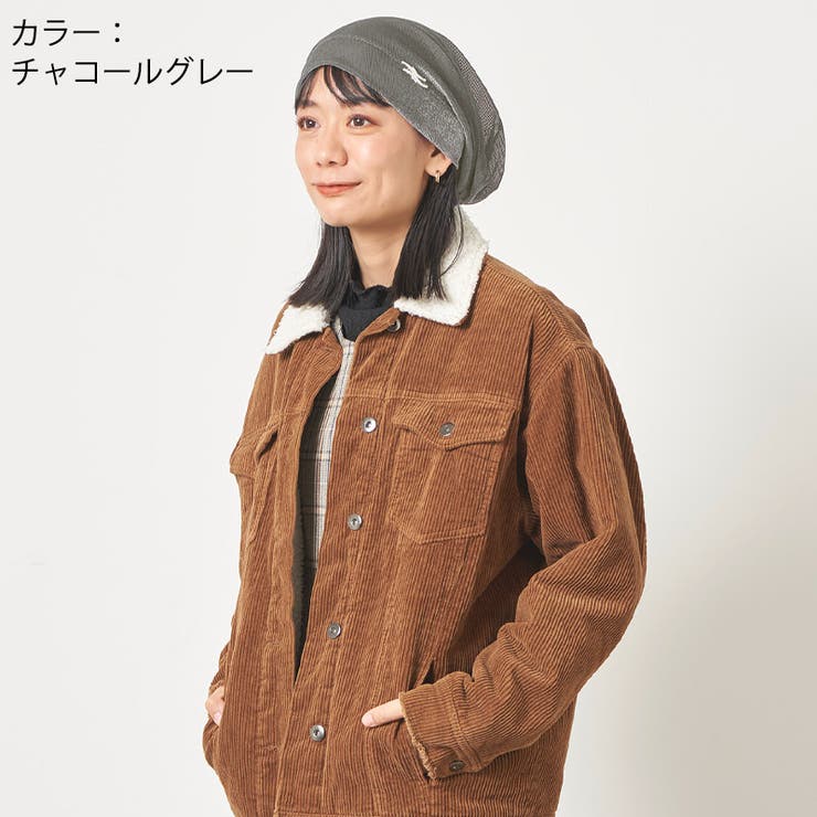 CHARM ブローチ メッシュ | ゆるい帽子CasualBoxレディース | 詳細画像7 