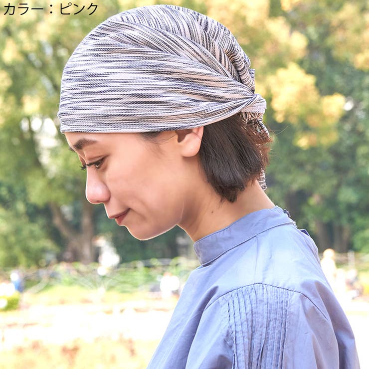 ズキン ターバンキャップ (ベビーテリー) | ゆるい帽子CasualBoxレディース | 詳細画像12 