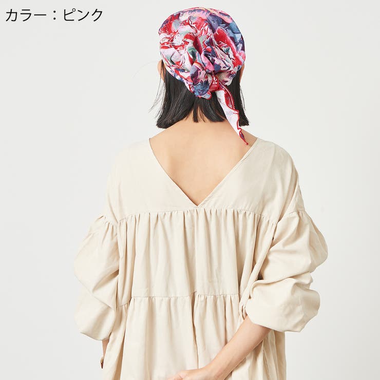 CHARM レーヨンギャザー ターバン | ゆるい帽子CasualBoxレディース | 詳細画像8 