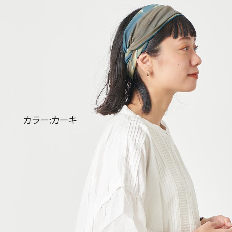chisaki COKYU リネン混ヘアーターバン chisaki COKYU リネン混ヘアーターバン