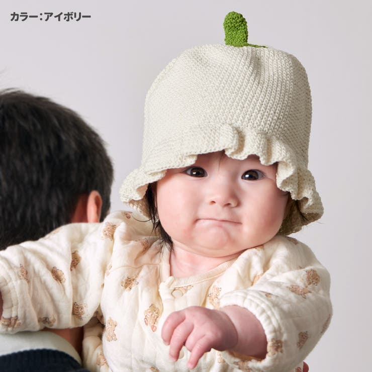 ベビー やさいんニット チューリップ | ゆるい帽子CasualBoxキッズ | 詳細画像9 