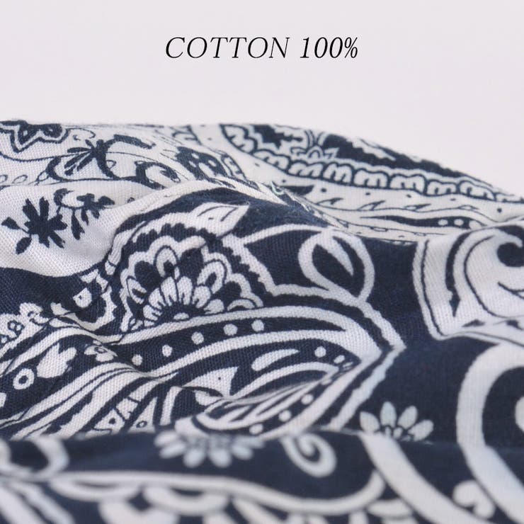 コットン バンダナキャップ ペイズリー | ゆるい帽子CasualBox | 詳細画像8 