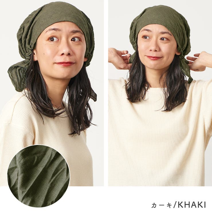 NOINU コットン ターバン | ゆるい帽子CasualBoxレディース | 詳細画像14 