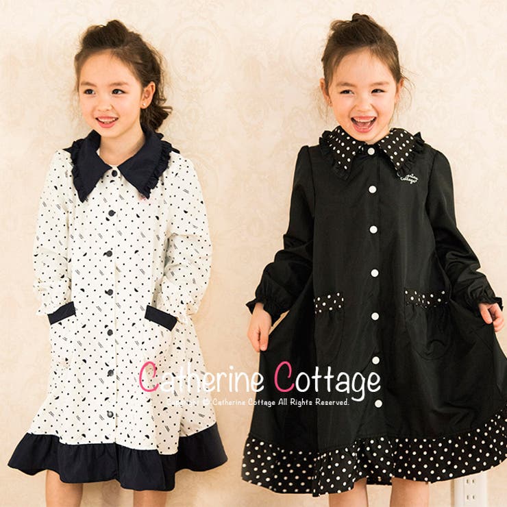 レインコート ランドセルも濡れない ランドセル対応背マチ付キッズ 女の子 品番 Catk Catherine Cottage キャサリンコテージ のキッズファッション通販 Shoplist ショップリスト