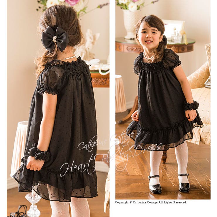 女の子 ハートフロッキーワンピースドレス 品番 Catk Catherine Cottage キャサリンコテージ のキッズ ファッション通販 Shoplist ショップリスト