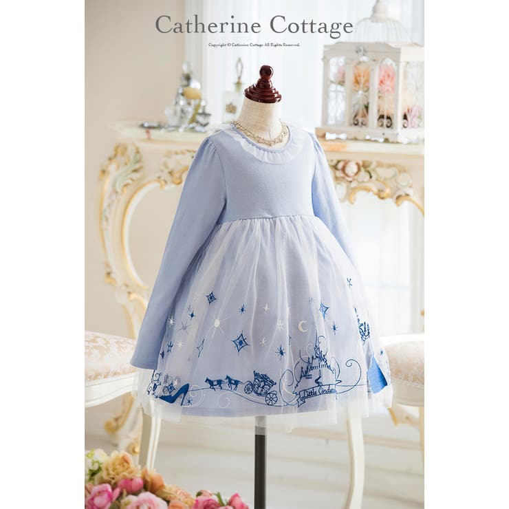 子供ワンピース リトルシンデレラ刺繍ワンピース 子供服 キッズ 品番 Catk Catherine Cottage キャサリンコテージ のキッズファッション通販 Shoplist ショップリスト