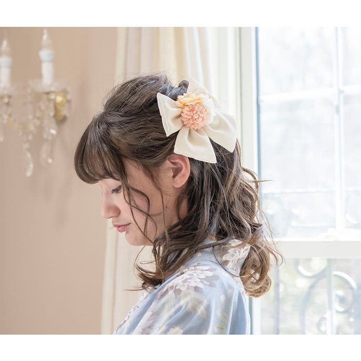 ちりめんリボンフラワーコーム 和装髪飾り ヘアアクセサリー キャサリンコテージ | Catherine Cottage | 詳細画像16 