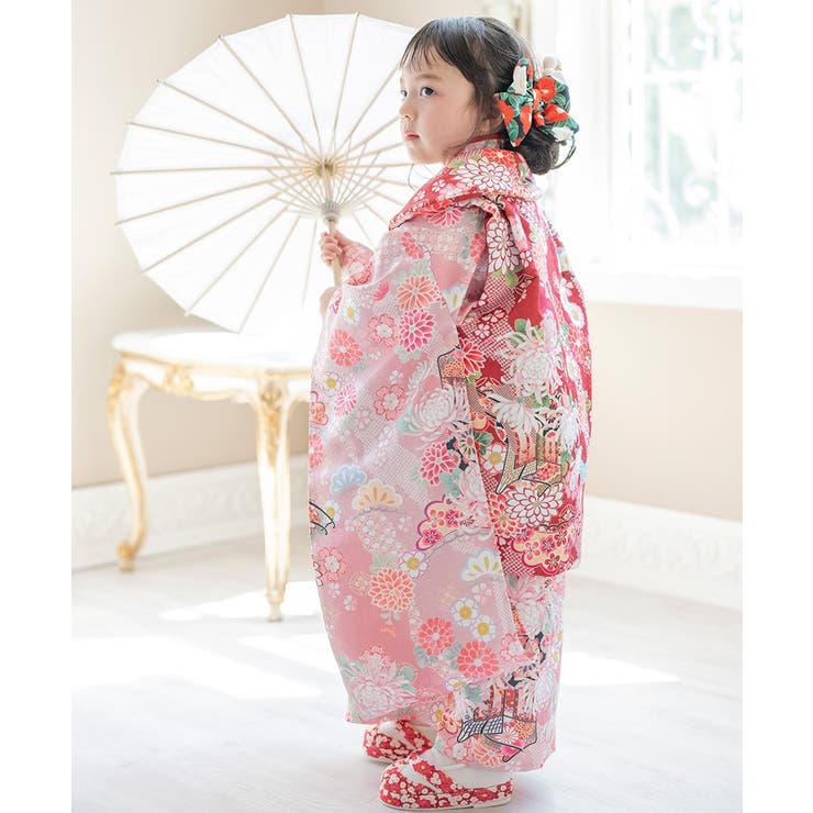 和風髪飾り 椿ハイカラさんリボンクリップ ちりめん着物 | Catherine Cottage | 詳細画像5 