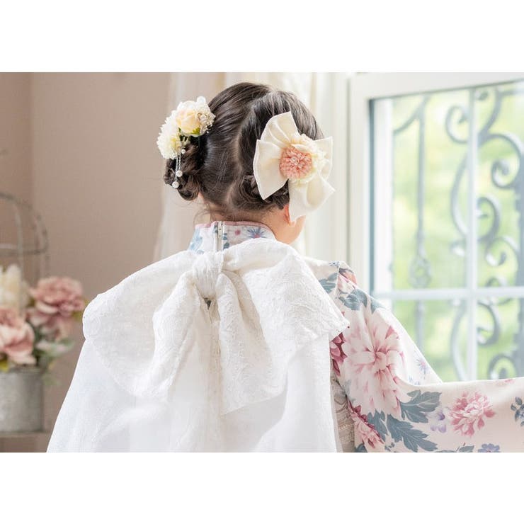 ちりめんリボンフラワーコーム 和装髪飾り ヘアアクセサリー キャサリンコテージ | Catherine Cottage | 詳細画像14 