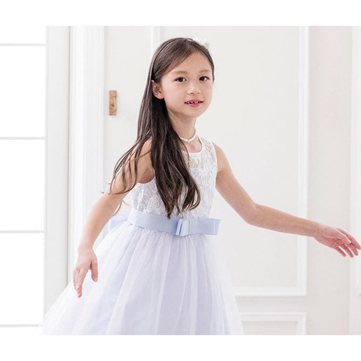 １０才位　ロングドレス 楽天市場】子供ドレス 豪華 シフォン素材を使用したドレス 110