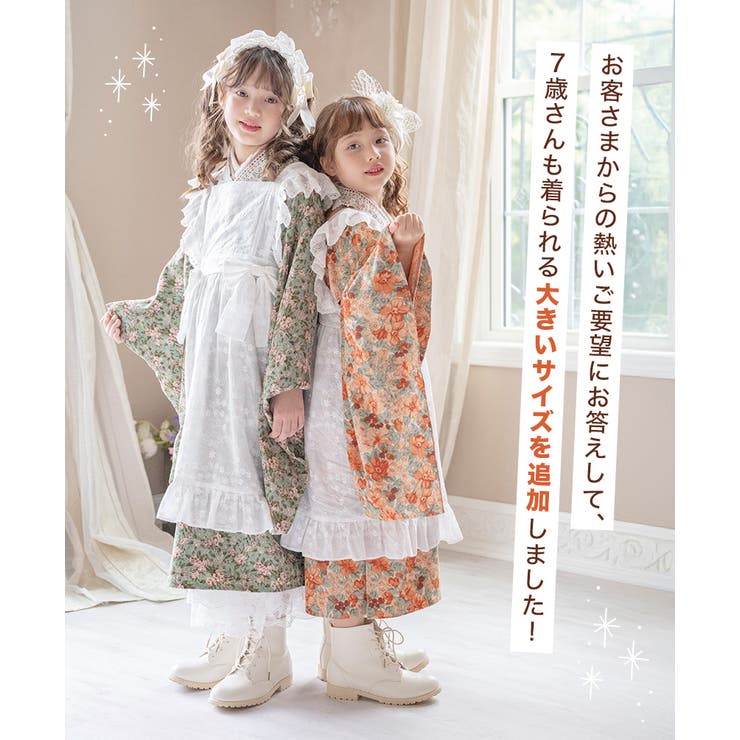 後ろファスナーで着る！ アンティークエプロンワンピース 七五三[品番：CATK0003629]｜Catherine Cottage（キャサリンコテージ ）のキッズファッション通販｜SHOPLIST（ショップリスト）