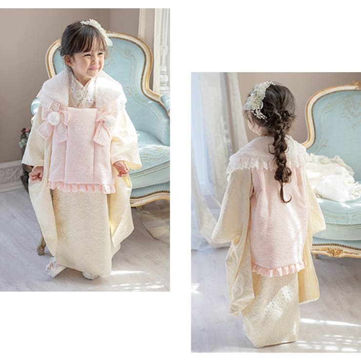 プリンセス被布セット 七五三 3歳女の子 着物 和装 キャサリンコテージ | Catherine Cottage | 詳細画像18 