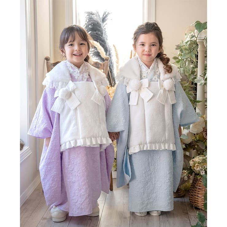 プリンセス被布セット 七五三 3歳女の子 着物 和装 キャサリン