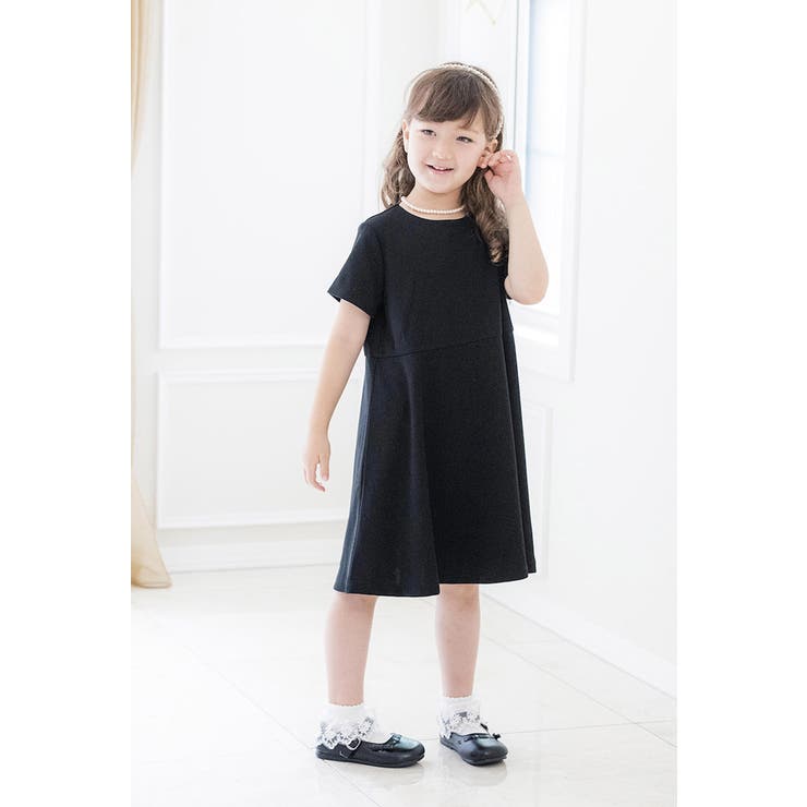キッズフォーマル シンプルワンピース 女の子[品番：CATK0003019