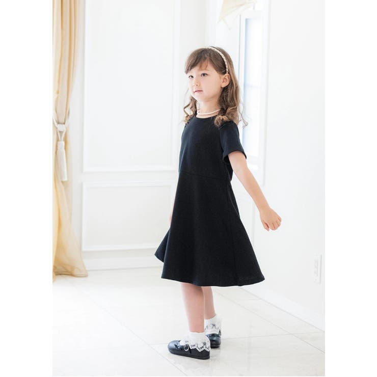 キッズフォーマル シンプルワンピース 女の子[品番：CATK0003019