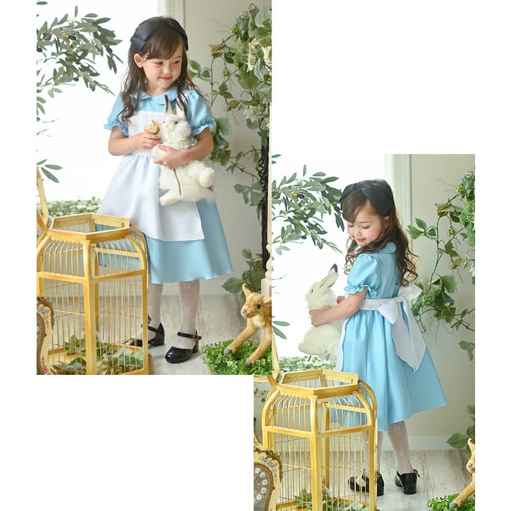 アリスの水色 青 コスチュームワンピース[品番：CATK0003056]｜Catherine Cottage（キャサリンコテージ）のキッズ ファッション通販｜SHOPLIST（ショップリスト）