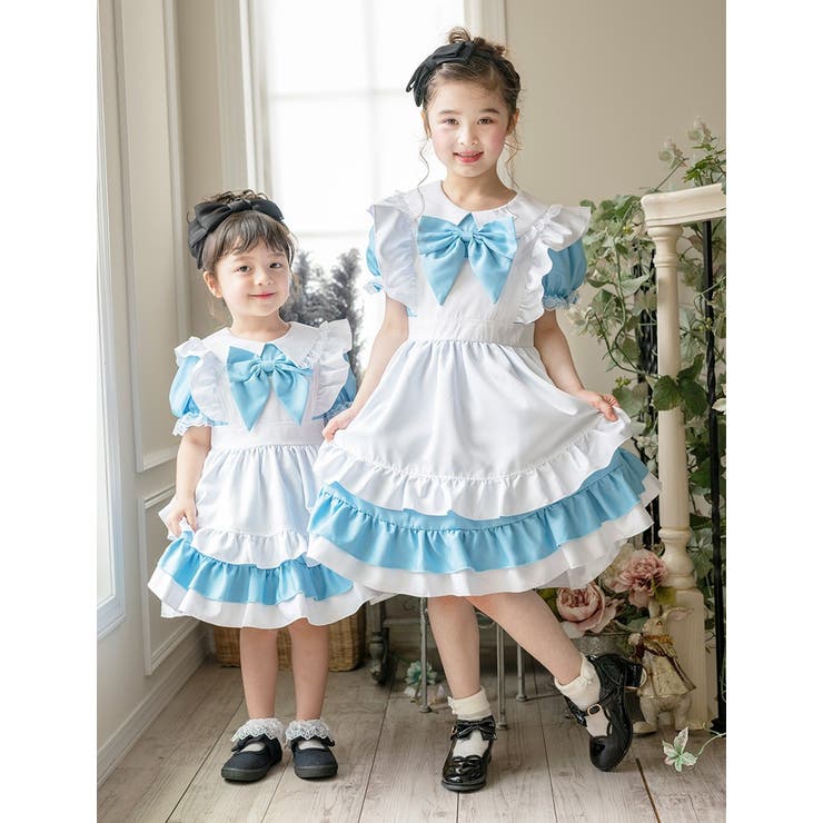 名品復刻！ 水色アリスエプロンドレスワンピース 半袖 | Catherine Cottage | 詳細画像4 