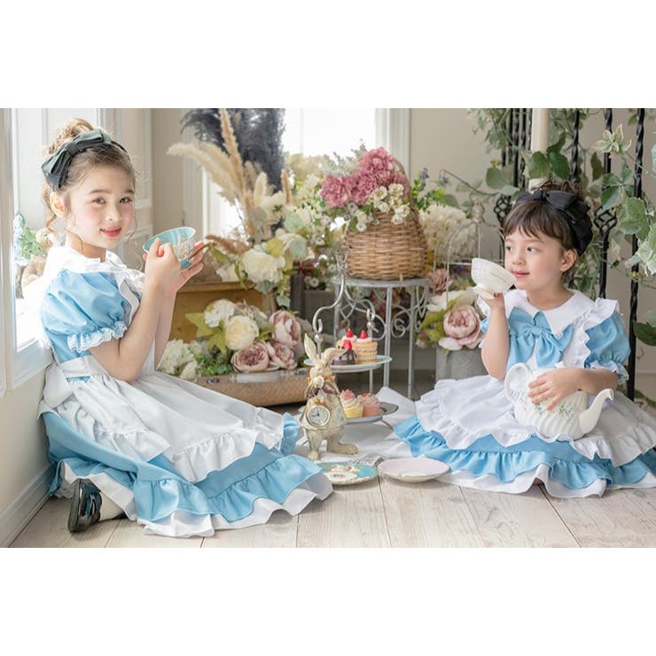 名品復刻！ 水色アリスエプロンドレスワンピース 半袖 | Catherine Cottage | 詳細画像6 