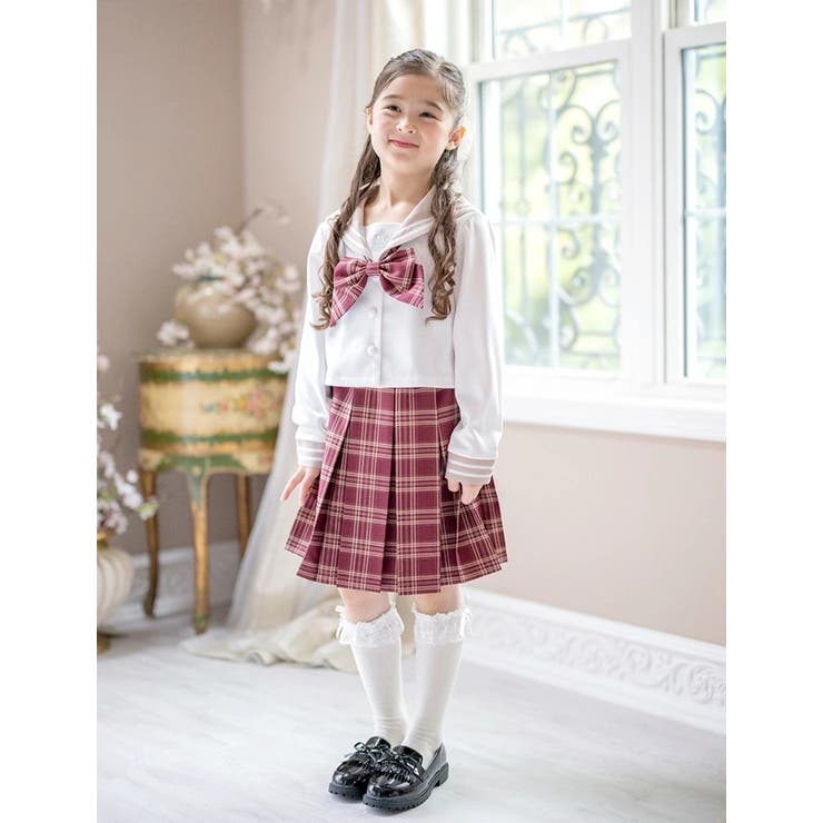 セーラージャケット+チェックスカート3点セット 卒園式 入学式 | Catherine Cottage | 詳細画像16 