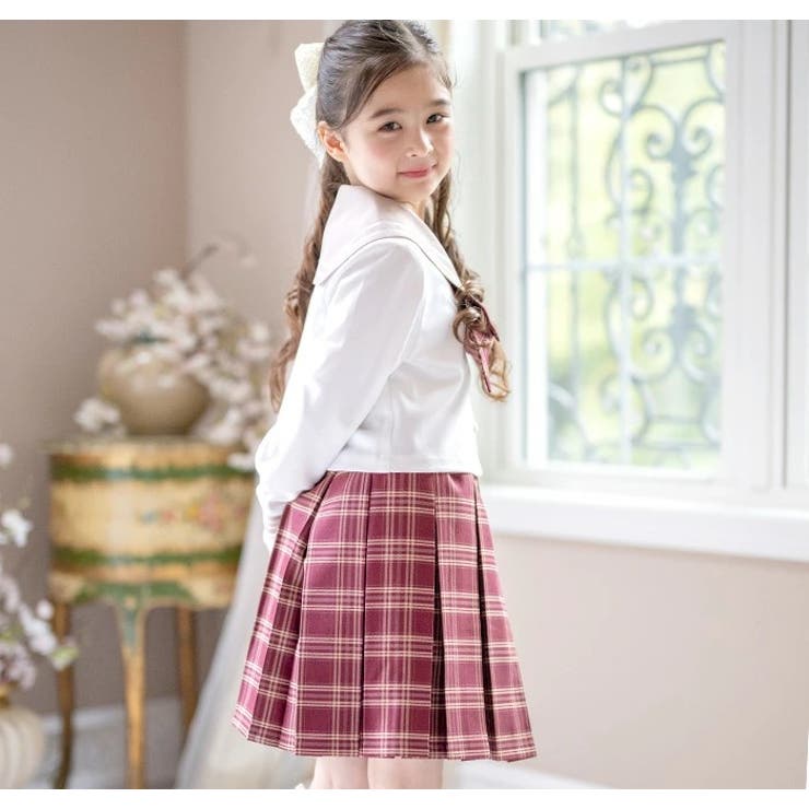 セーラージャケット+チェックスカート3点セット 卒園式 入学式 | Catherine Cottage | 詳細画像17 