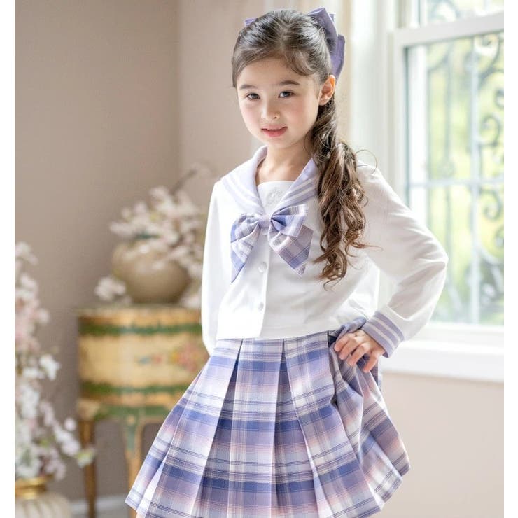 セーラージャケット+チェックスカート3点セット 卒園式 入学式 | Catherine Cottage | 詳細画像18 